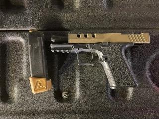 Firearm recovered from suspect during operation