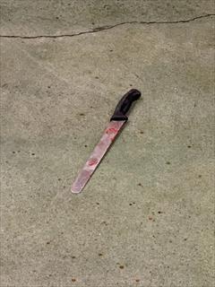 Knife Recovered From Scene