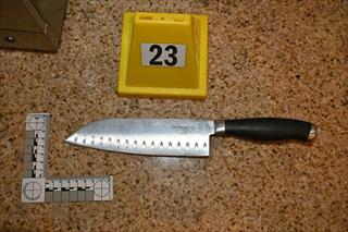 Additional knife recovered on scene