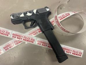 Firearm recovered during arrest